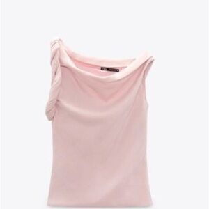 ZARA Pink Sleeveless Top
